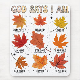 Gud säger att jag är höstens Thanksgiving roligt Musmatta