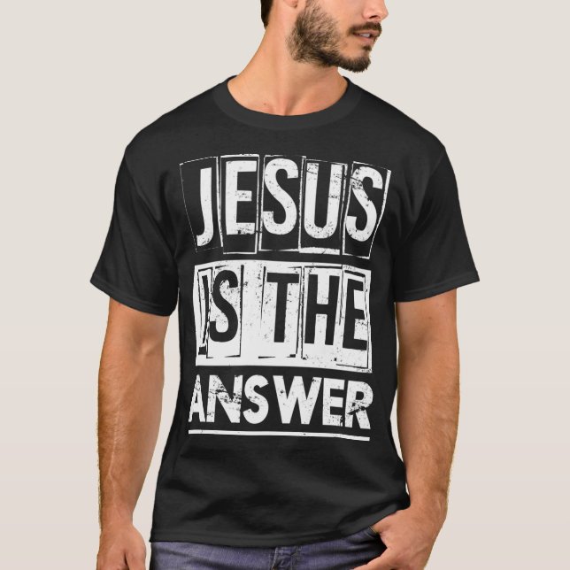 Gud Savior Devotee Christian Gift Jesus T Shirt (Framsida)