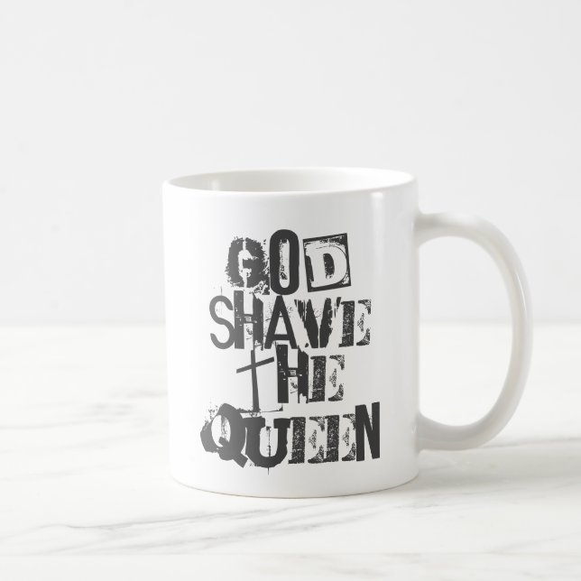 Gud Shave the Queen Kaffemugg (Höger)