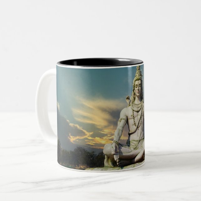 Gud Shiva Två-Tonad Mugg (Framsida vänster)