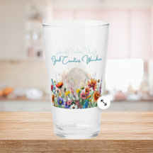 Gud Skapar Wonders - 16 oz Blommigt Faith Glass