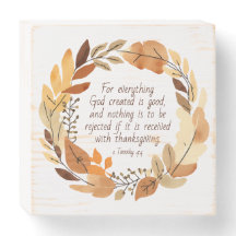 Gud Skapat Bra | Thanksgiving Utandning | Neutralt