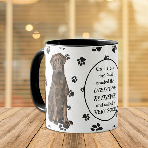 Gud Skapat CHOCOLATE LABRADOR RETRIEVERS Mugg