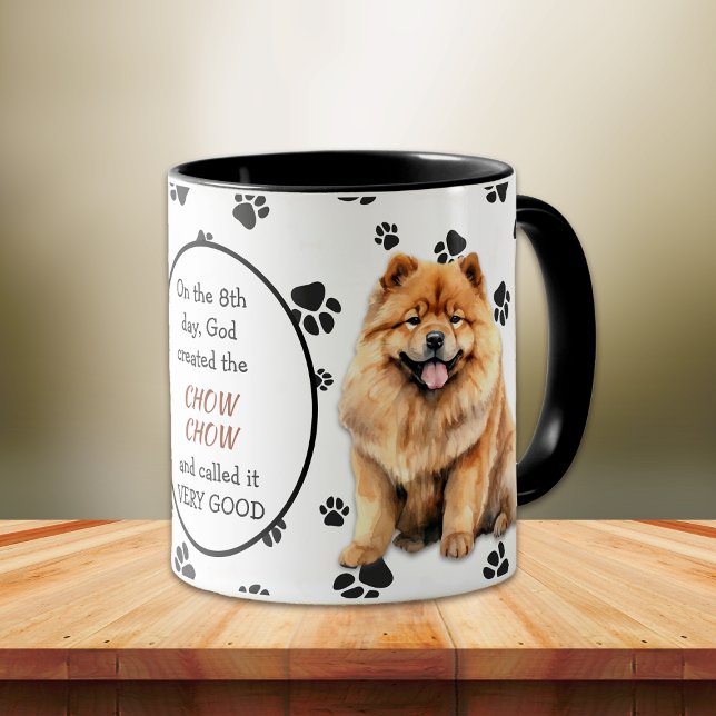Gud Skapat ChowChow-Hund Mugg (Skapare uppladdad)