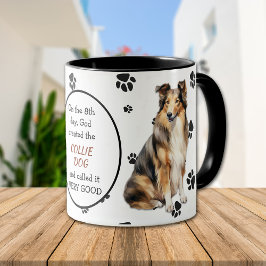 Gud Skapat Collie Hund Mugg