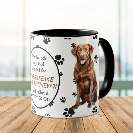 Gud Skapat Hund för återtagande av Chesapeake Bay Mugg