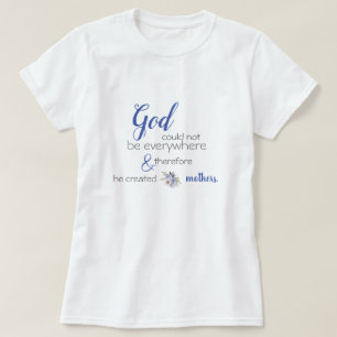 Gud Skapat Mammor, judisk ordspråk T Shirt