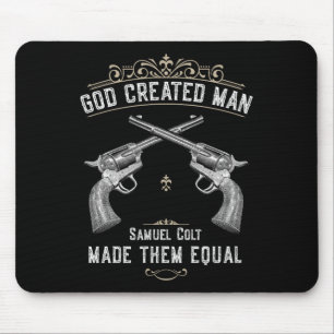 Gud Skapat Man Samuel Colt gjorde dem lika med 1 Musmatta
