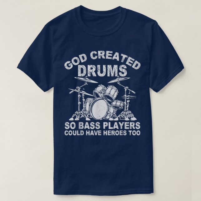 Gud Skapat rykten så att bass-spelare kunde ha Her T Shirt (Design framsida)