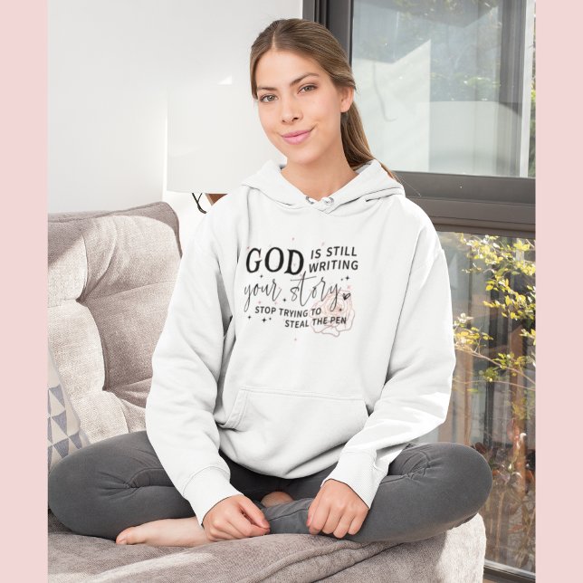 Gud skriver än din roliga kristna berättelse t shirt (Skapare uppladdad)