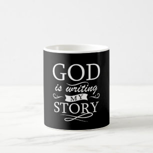 Gud skriver min historiskt kristna tro kaffemugg