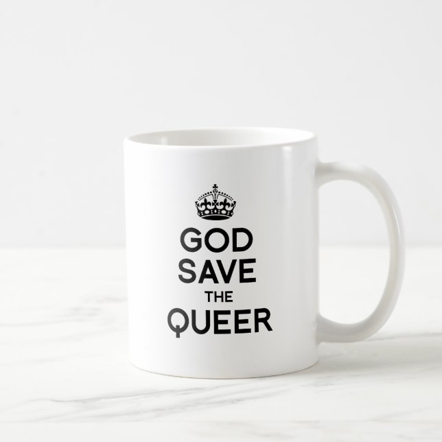 GUD SKYDDA DE HOMO -.png Kaffemugg (Höger)