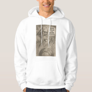 Gud som ser världen brinna hoodie