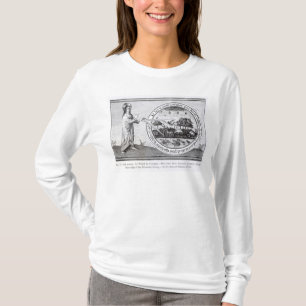 Gud som skapar världen vid kompasset t shirt