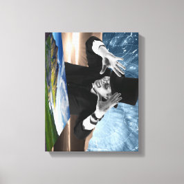 Gud spelar 2 canvastryck