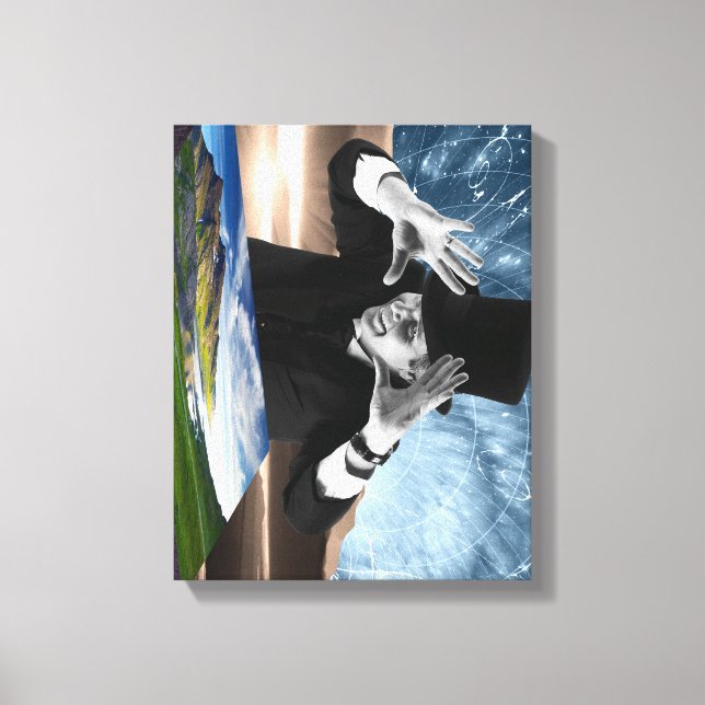 Gud spelar 2 canvastryck (Framsida)