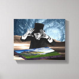 Gud spelar 2 canvastryck