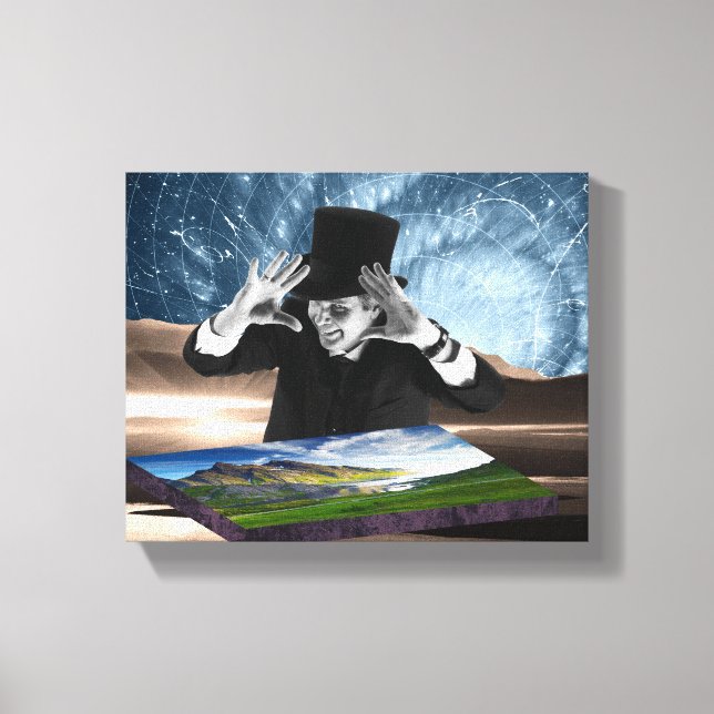 Gud spelar 2 canvastryck (Framsida)