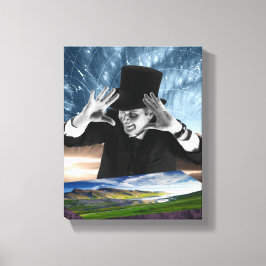 Gud spelar 2 canvastryck