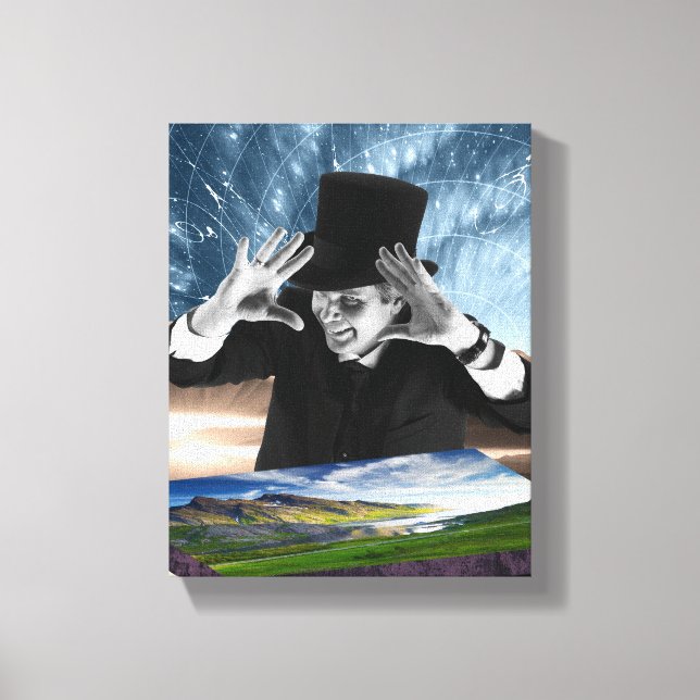 Gud spelar 2 canvastryck (Framsida)