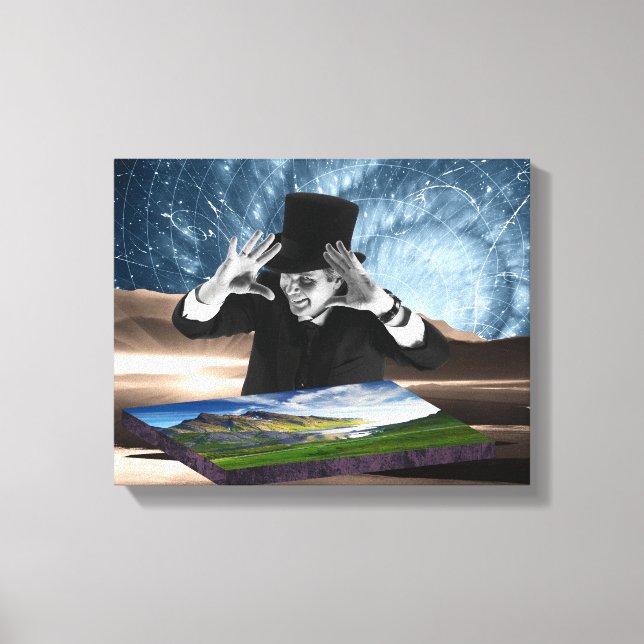 Gud spelar 2 canvastryck (Framsida)