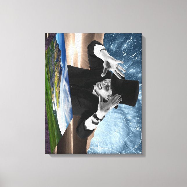 Gud spelar 2 canvastryck (Framsida)