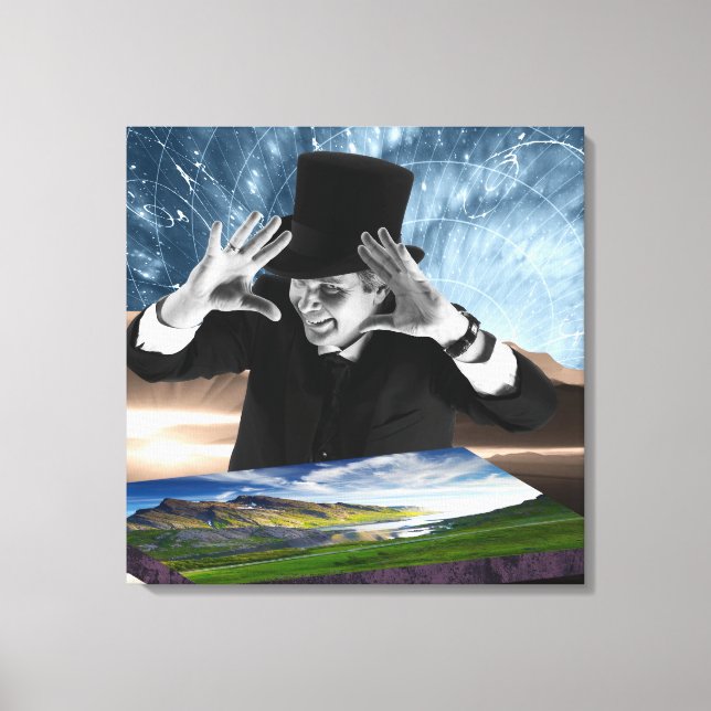 Gud spelar 2 canvastryck (Framsida)