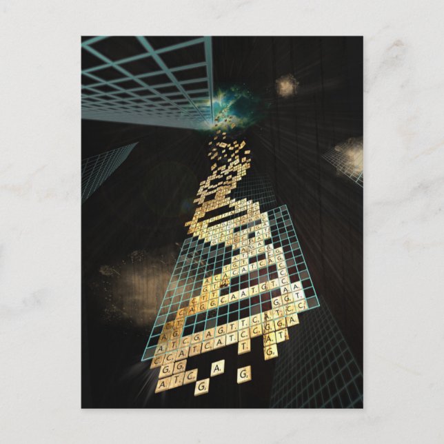 Gud spelar inte dice 2014 vykort (Framsida)