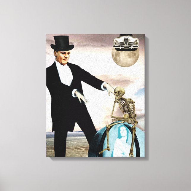 Gud spelar kanvastryck (Framsida)