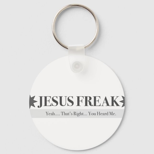Gud Squad Jesus Freak Nyckelring (Framsida)