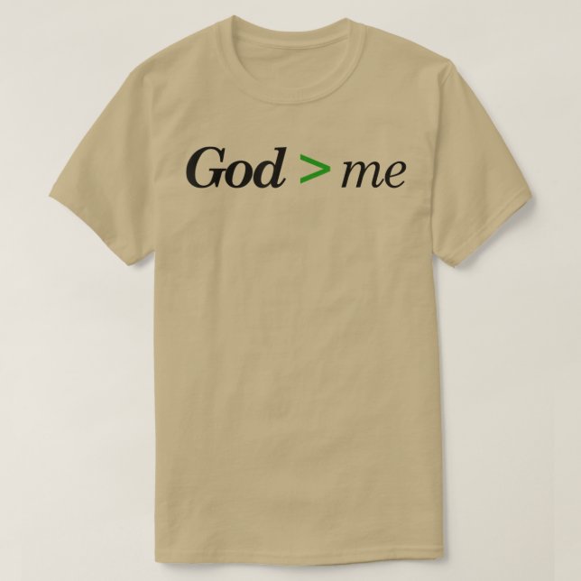 Gud T Gud TshirtReligiös tro Shirt (Design framsida)