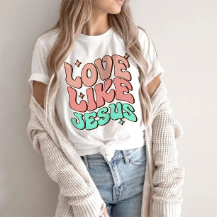 Gud Tee, Discibel Shirt,Kärlek som Jesus T-Shirt