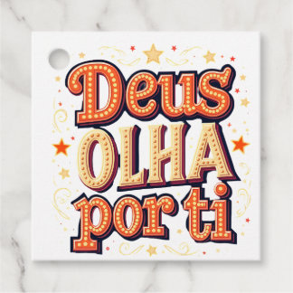 Gud tittar på dig gåvor etiketter