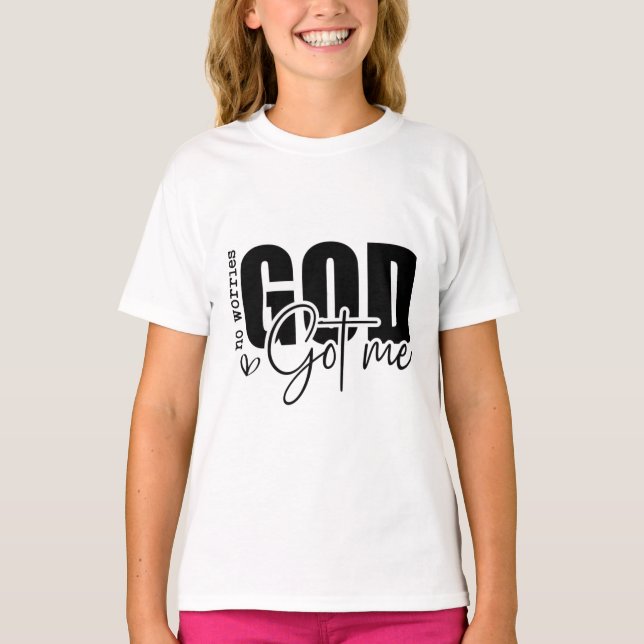 Gud tog hand om mig t shirt (Framsida)