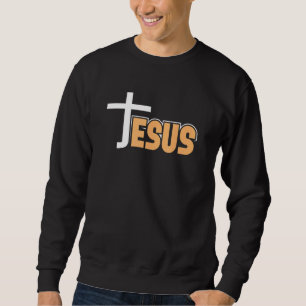 Gud Tro Pastor Bible Faith Religion Confirmati Lång Ärmad Tröja