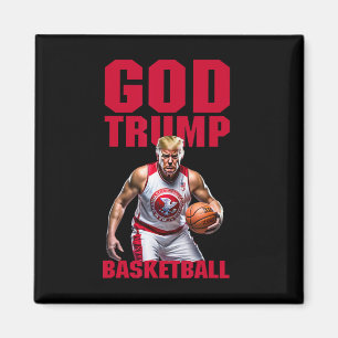 Gud Trump Sketll Rollig Trump Patriotisk Republika Magnet