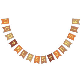 Gud välsigna 6 bokstäver neutrala dop konfirmation vimplar