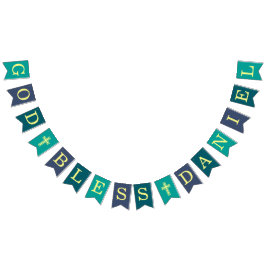 Gud välsigna 6 bokstäver pojke teal dop första kom vimplar