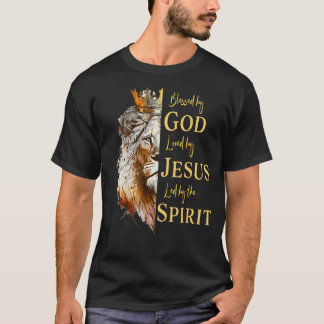 Gud välsignad - älskad av Jesus, Lejon T Shirt