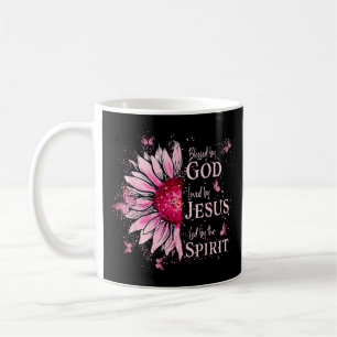 Gud välsignad - älskad av Jesus Rosa Solros Kaffemugg