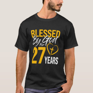Gud välsignat i 27 år 30års födelsedag Lord Wor T Shirt