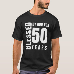 Gud välsignat i 50 år t shirt