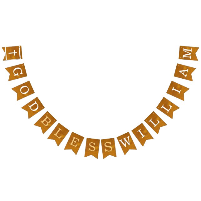 Gud välsigne 7 bokstäver namn Guld Dop Nattvard Vimplar (Alla)