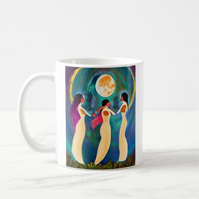 Gud välsigne alla under månen kaffemugg (Vänster)