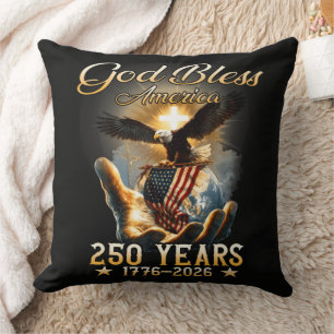 Gud välsigne Amerika 250 år 1776-2026 Kudde