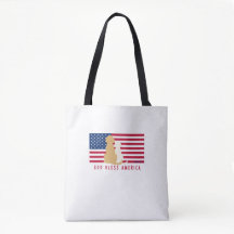 Gud välsigne Amerika hundresväska