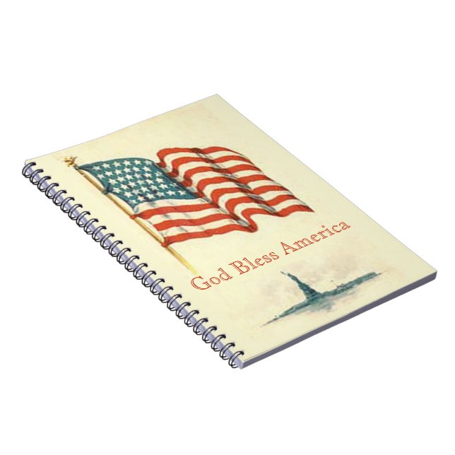 Gud välsigne Amerika Kristet skrivhäfte (Högra Sidan)