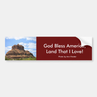 Gud välsigne Amerika, land som jag älskar! Bildekal