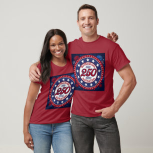 Gud välsigne Amerika Land som jag älskar Röd Vit B T Shirt