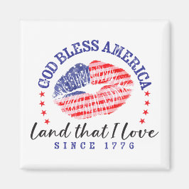 Gud välsigne Amerika - Magnet